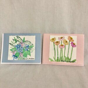 Floral Watercolor Cards and Envelopes